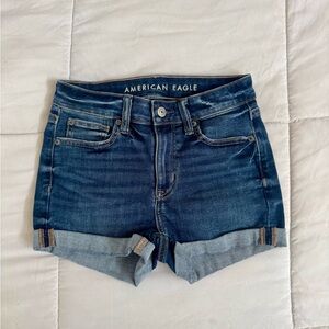 American Eagle Outfitters Dark Blue Jean Shorts